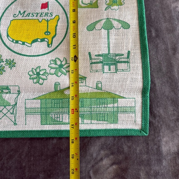 2025 Masters Golf Jute Tote Bag Augusta National New In Hand ANGC Green Beach - Picture 4 of 11